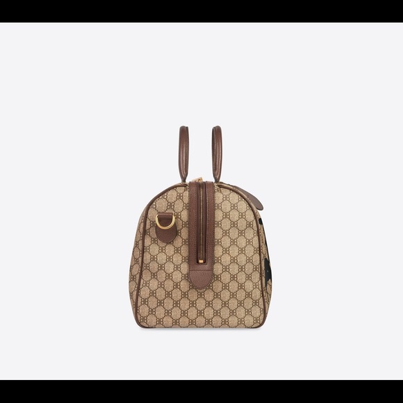 Balenciaga x Gucci Hacker Beige Web Graffiti Medium Duffle Bag - 100% authentic - Picture 6 of 12